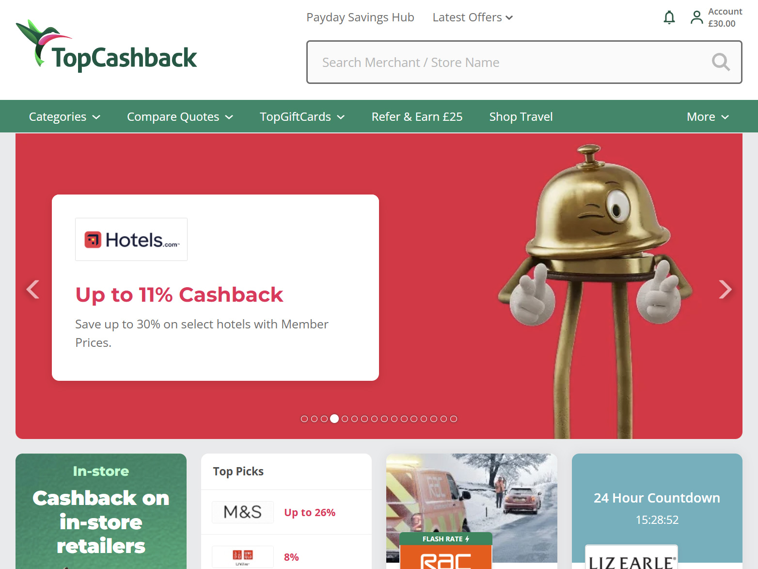 TopCashback UK Guide and Sign Up Bonus